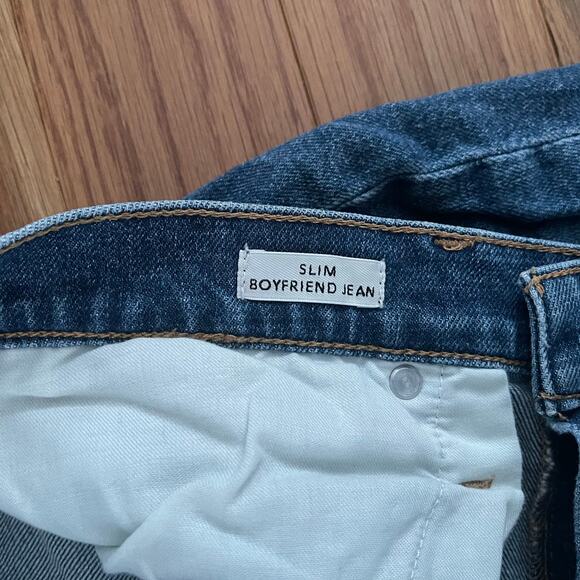 J. Crew Slim Boyfriend Jeans Womens 29 Blue Casual Denim Basic Simple Minimalist - Picture 4 of 8